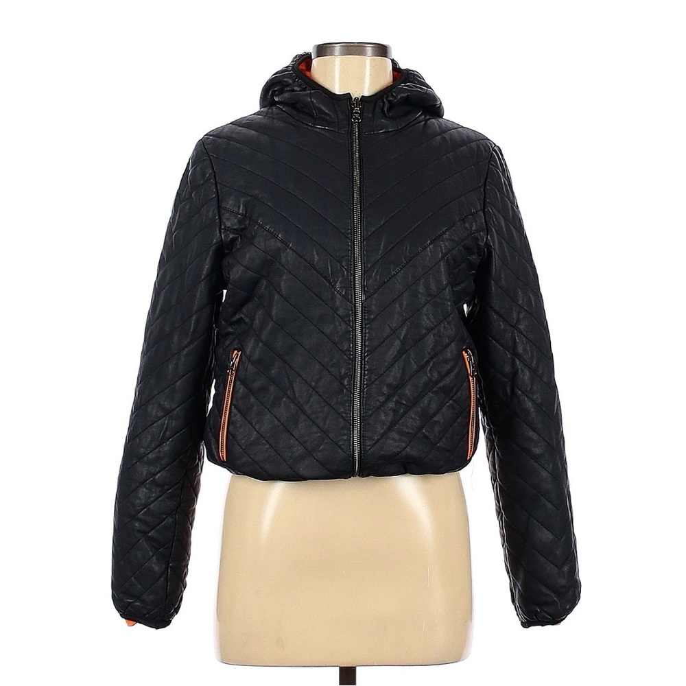 Sipos Sheepskin Double Sided Bomber hood jacket